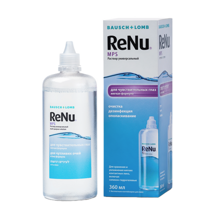 Раствор для контактных линз ReNu<sup>®</sup> MPS