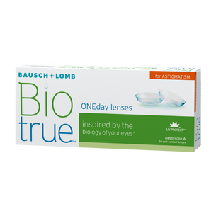 Однодневные торические контактные линзы Biotrue<sup>®</sup> ONEday for Astigmatism