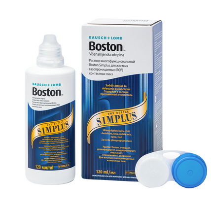 Многофункциональный раствор для контактных линз Boston Simplus<sup>®</sup>