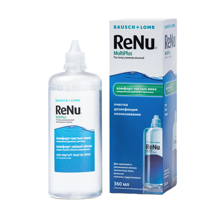Раствор для контактных линз ReNu MultiPlus<sup>®</sup>