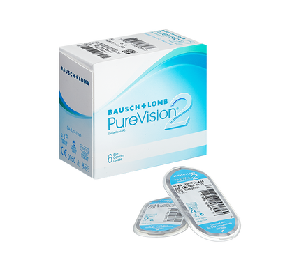 Силикон-гидрогелевые контактные линзы PureVision<sup>®</sup> 2